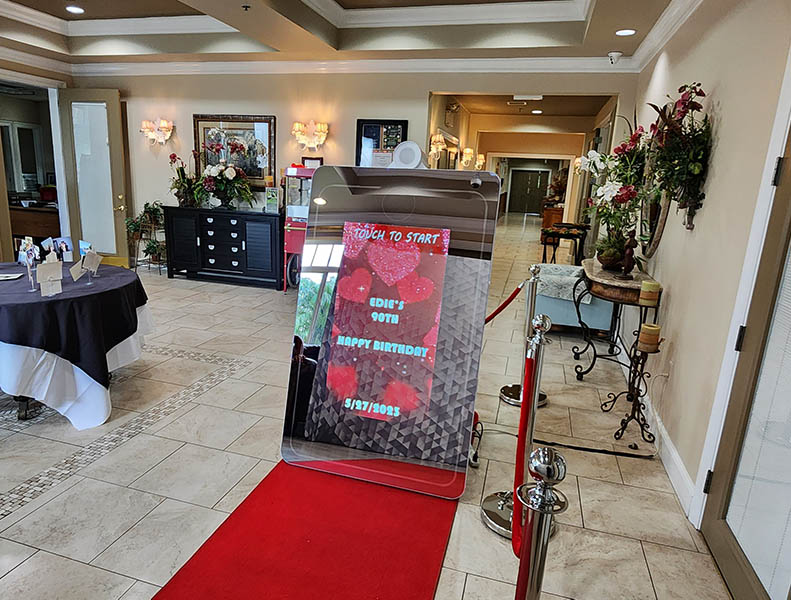 Mirror Photo booth rental in Orlando